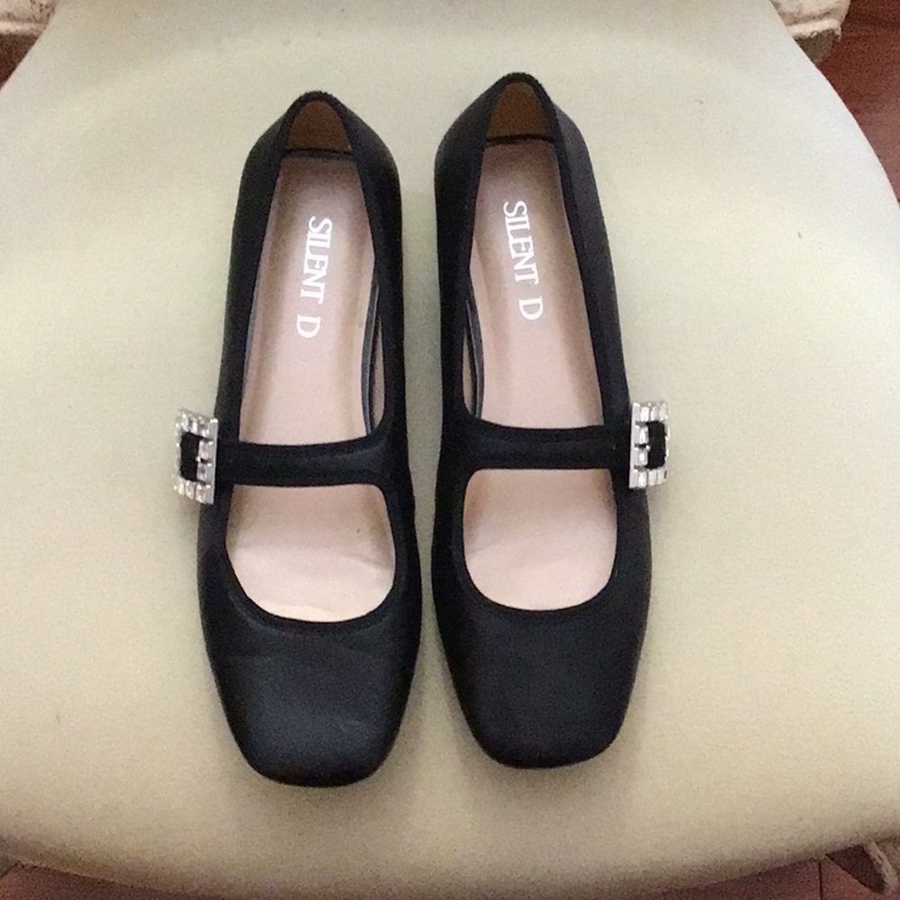 Anthropologie Silent D Rhinestone Ballet Flats